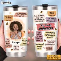 Personalized Christian Affirmations Steel Tumbler 23309 thumb 1