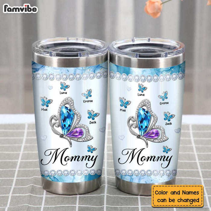 Personalized Gift For Mom Butterfly Steel Tumbler 23317 1