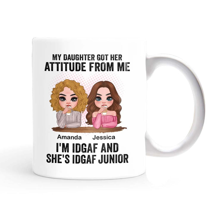Personalized Gift From Daughter To Mom Mug 23318 1