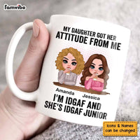 Personalized Gift From Daughter To Mom Mug 23318 thumb 1