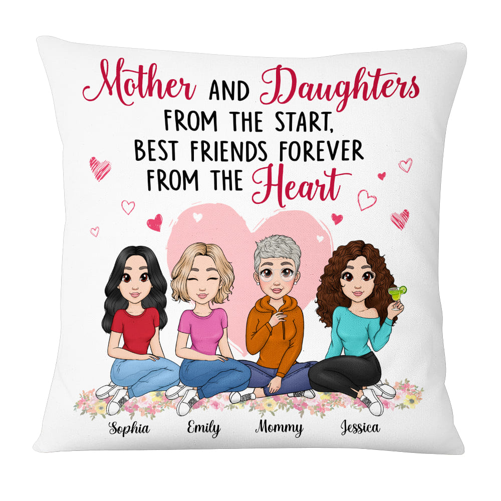Personailzed Gift for Mom Pillow 23320 Primary Mockup
