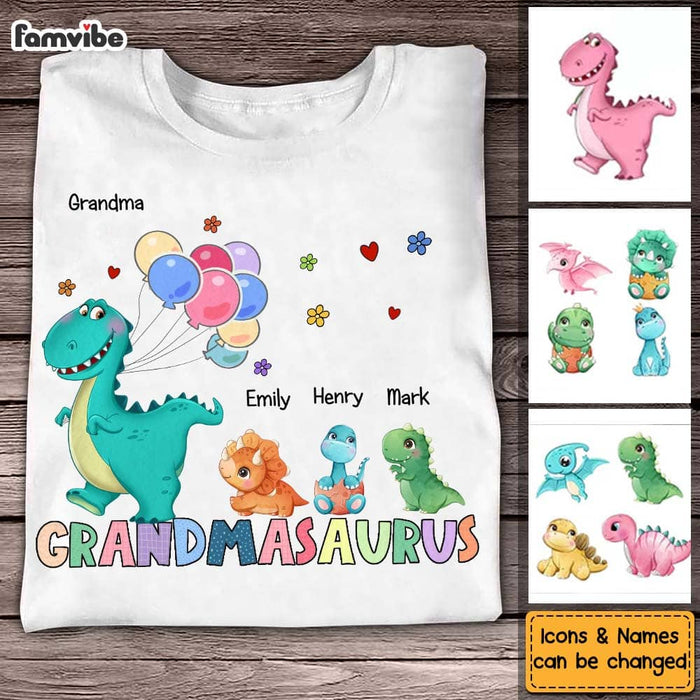 Personalized Grandmasaurus Colorful Heart Shirt - Hoodie - Sweatshirt 23322 1