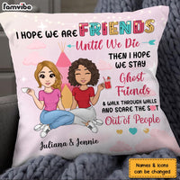 Personalized Young Friends Sisters Pillow 23324 thumb 1