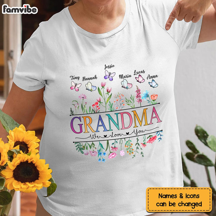 Personalized Love Gift for Grandma Shirt - Hoodie - Sweatshirt 23326 1