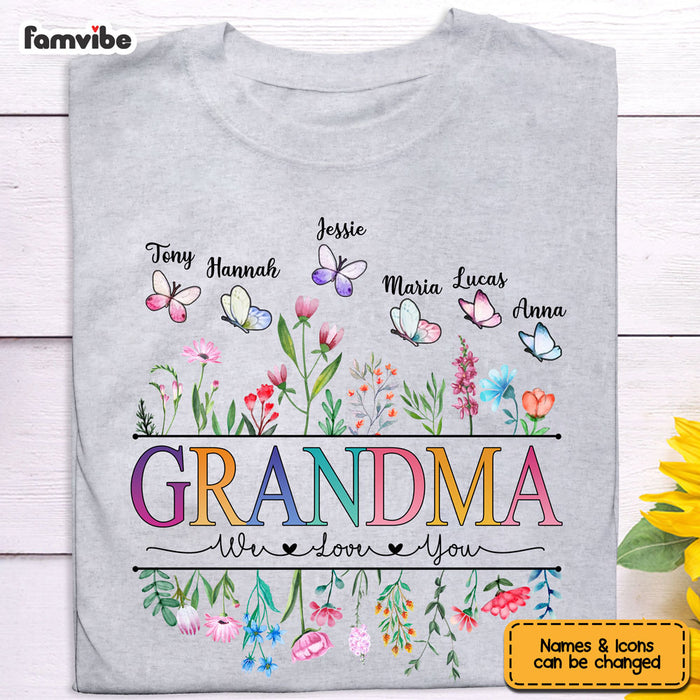 Personalized Love Gift for Grandma Shirt - Hoodie - Sweatshirt 23326 1
