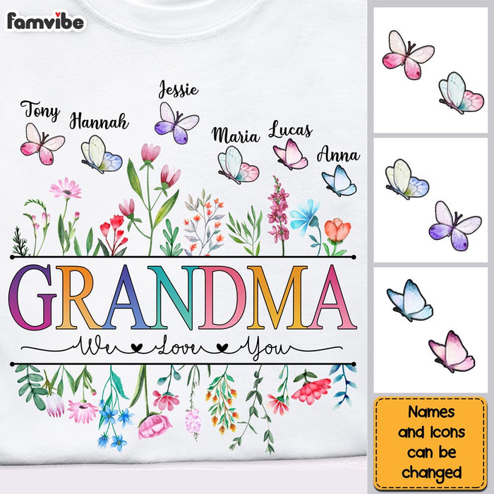 Personalized Love Gift for Grandma Shirt - Hoodie - Sweatshirt 23326 1