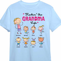 Personalized Rockin‘ Grandma Life Happy Shirt - Hoodie - Sweatshirt 23327 thumb 1