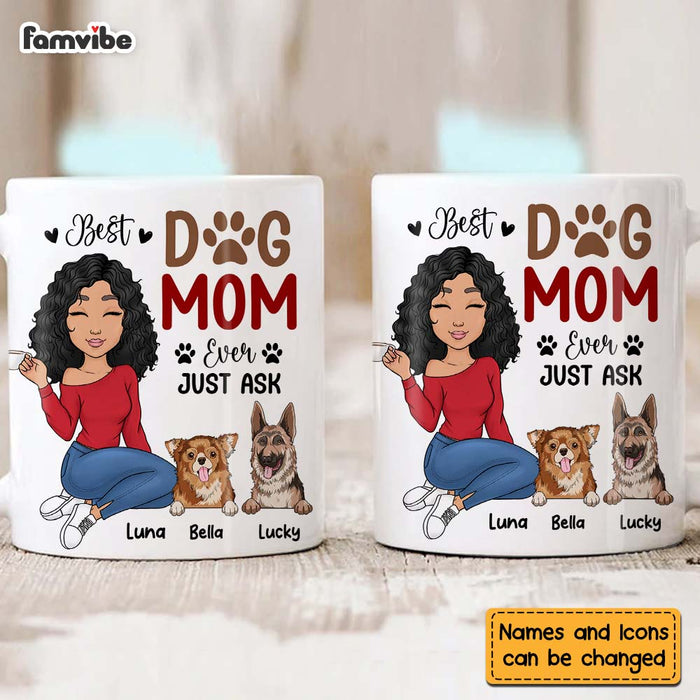 Personalized Gift for Dog Mom Mug 23329 1