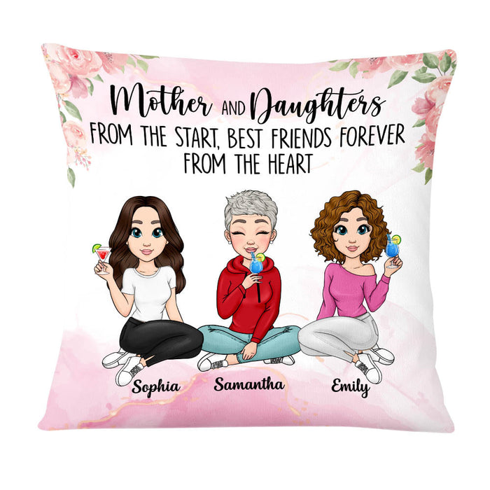 Personalized Gift Mother And Daughter Pillow 23332 1