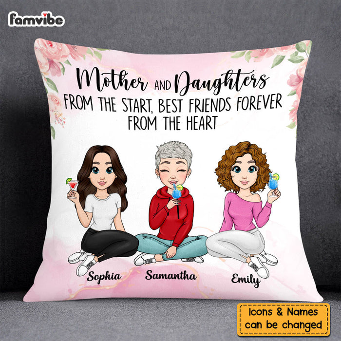 Personalized Gift Mother And Daughter Pillow 23332 1
