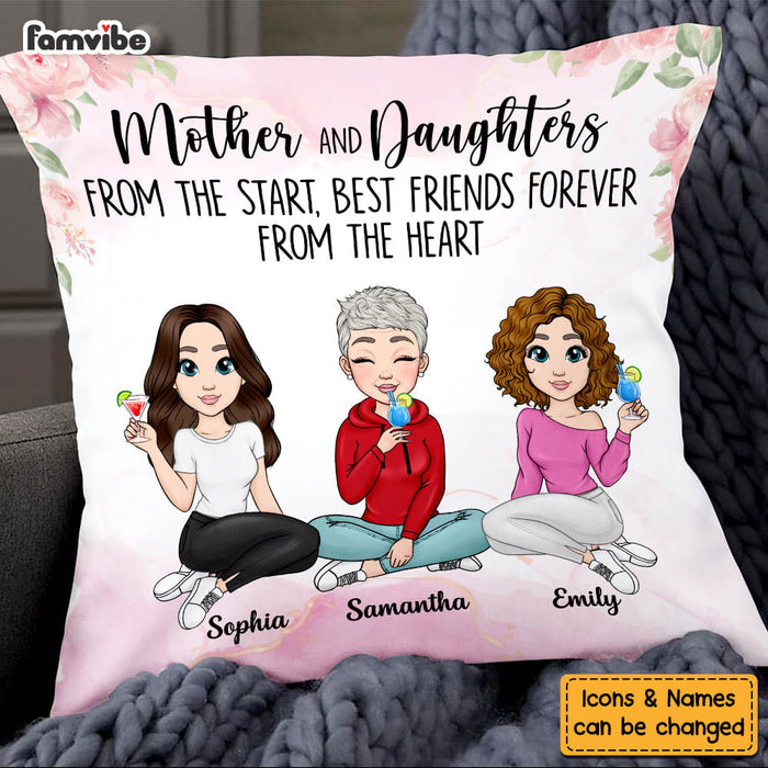 Personalized Gift Mother And Daughter Pillow 23332 1