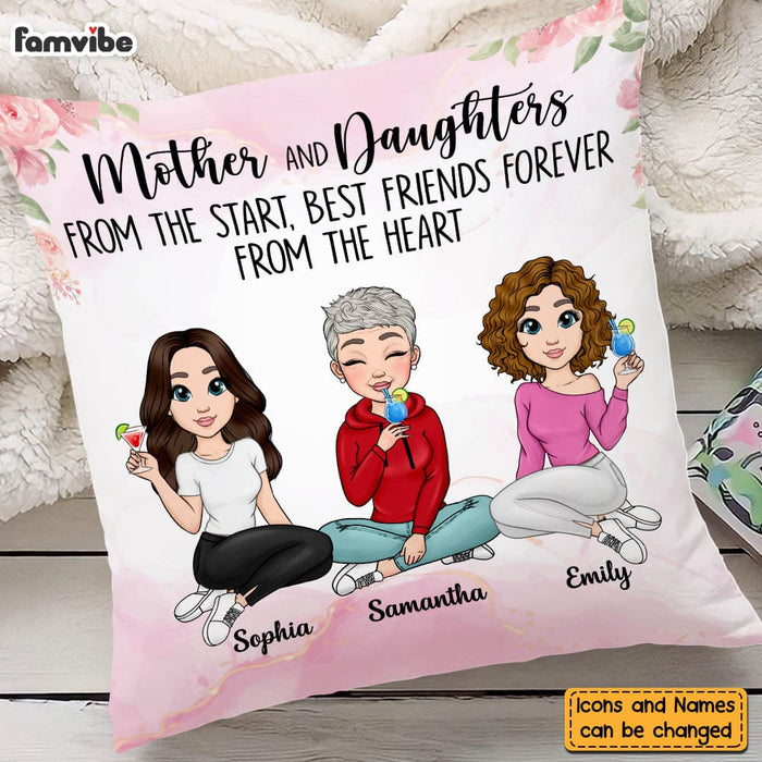 Personalized Gift Mother And Daughter Pillow 23332 1