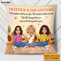 Personalized Gift For Mom No Matter Where Pillow 23338 thumb 1