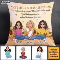 Personalized Gift For Mom No Matter Where Pillow 23338 thumb 1