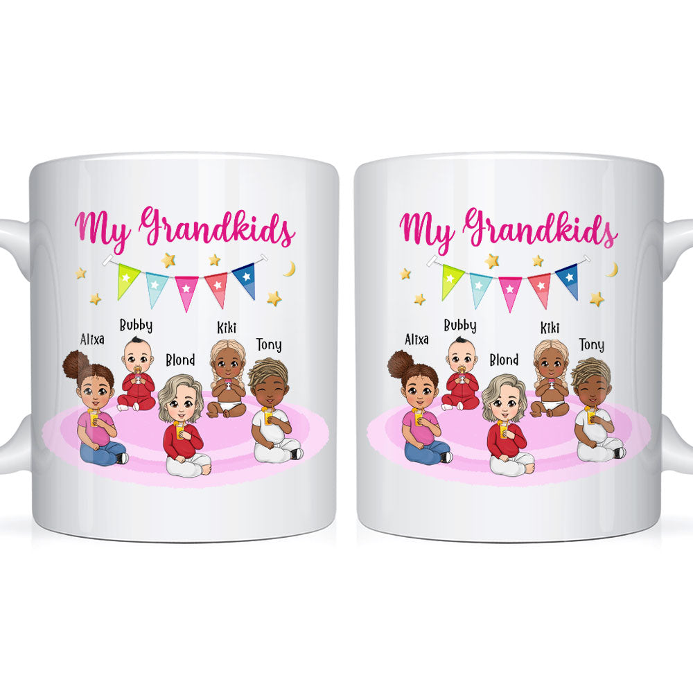 Personalized Gift For Grandma My Grandkids Mug 23339 Primary Mockup