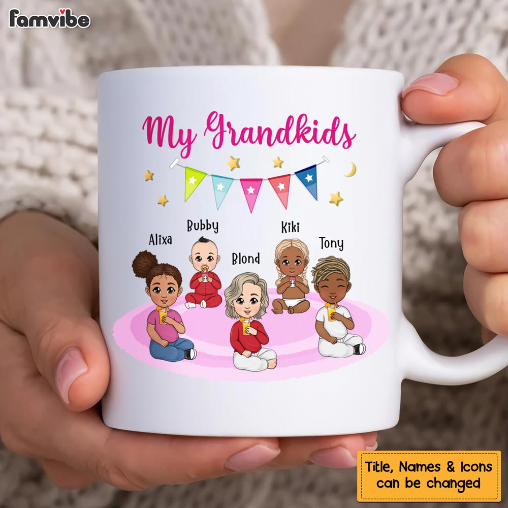 Personalized Gift For Grandma My Grandkids Mug 23339 Primary Mockup