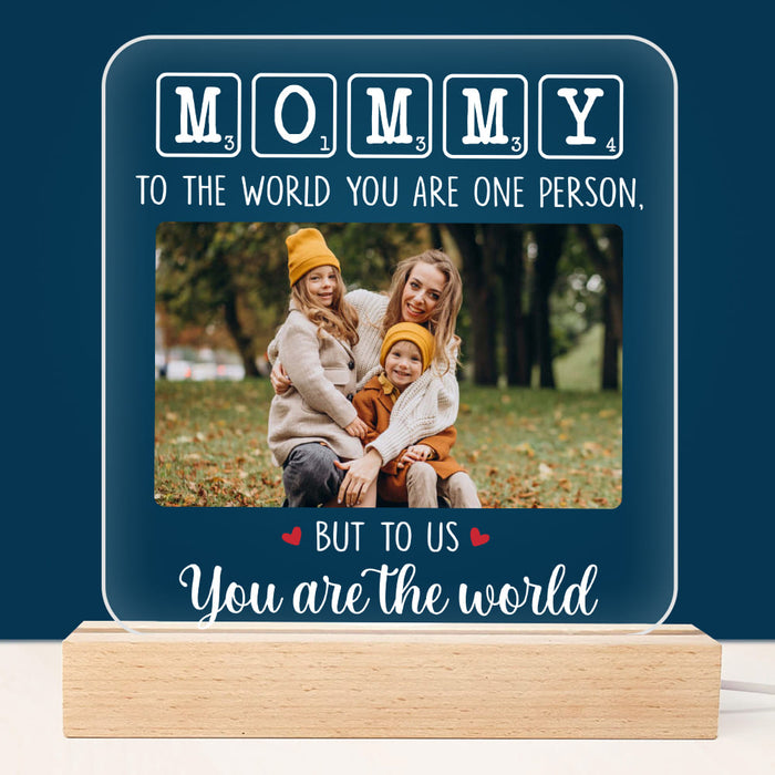 Personalized Gift for Mommy Plaque LED Lamp Night Light 23342 1