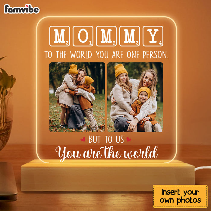 Personalized Gift for Mommy Plaque LED Lamp Night Light 23342 1