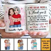 Personalized Gift For Mom Thank You And I Do Love Mug 23343 thumb 1