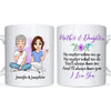 Personalized Gift Mother And Daughter No Matter Where We Go Mug 23344 1