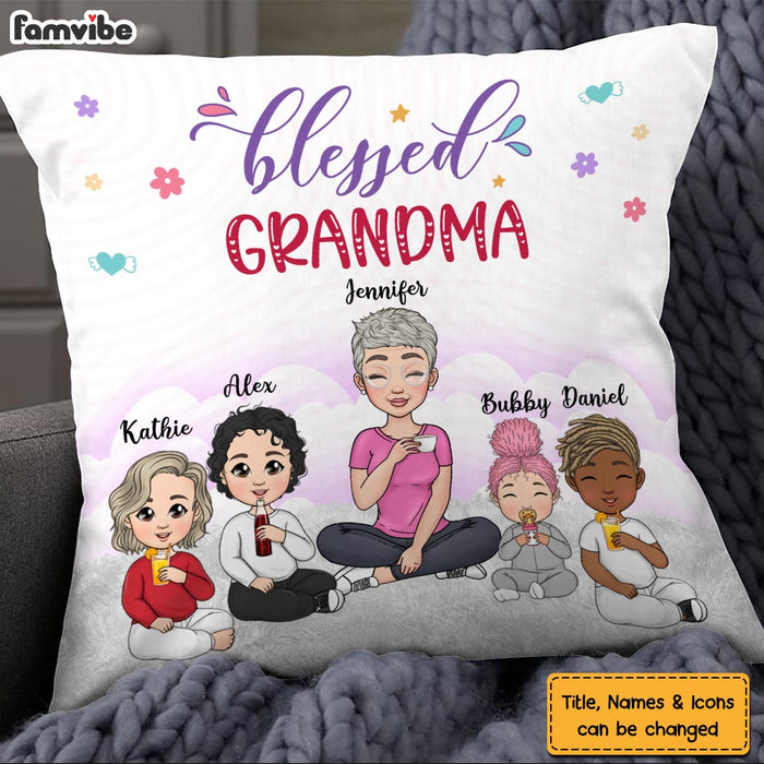 Personalized Gift for Grandma Pillow 23345 1