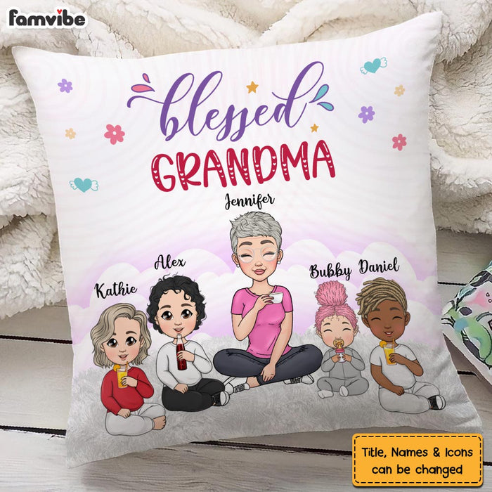 Personalized Gift for Grandma Pillow 23345 1