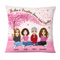 Personalized Gift For Mom Forever Linked Together Pillow 23346 thumb 1