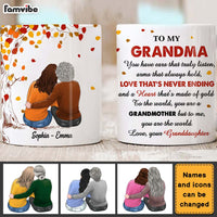 Personalized To My Grandma You Are The World Mug 23347 thumb 1