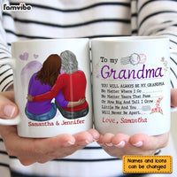Personalized To My Grandma No Matter Where I Go Mug 23349 thumb 1