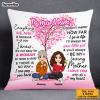 Personalized Gift For Mom From Little Girl Pillow 23350 thumb 1