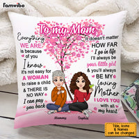 Personalized Gift For Mom From Little Girl Pillow 23350 thumb 1