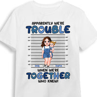 Personalized Mom And Baby Trouble Together Shirt - Hoodie - Sweatshirt 23351 thumb 1