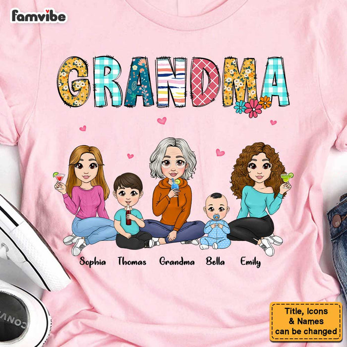 Personalized Gift For Grandma Shirt - Hoodie - Sweatshirt 23353 1