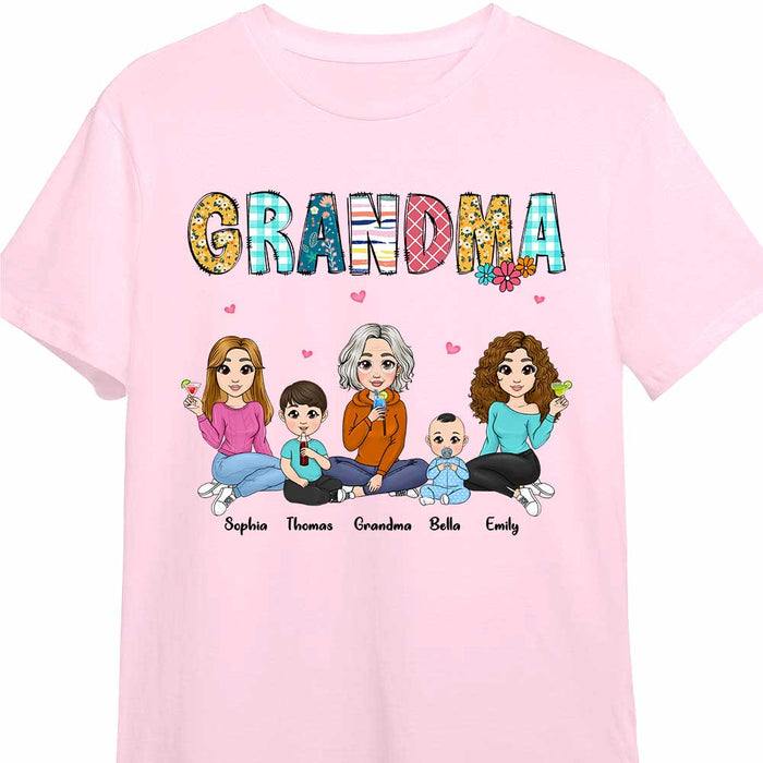 Personalized Gift For Grandma Shirt - Hoodie - Sweatshirt 23353 1
