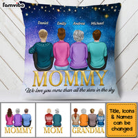 Personalized Mom Grandma We Love You Pillow 23356 thumb 1