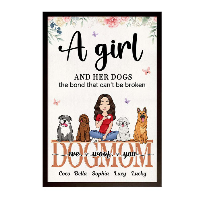 Personalized Gift for Dog Mom Poster 23362 1