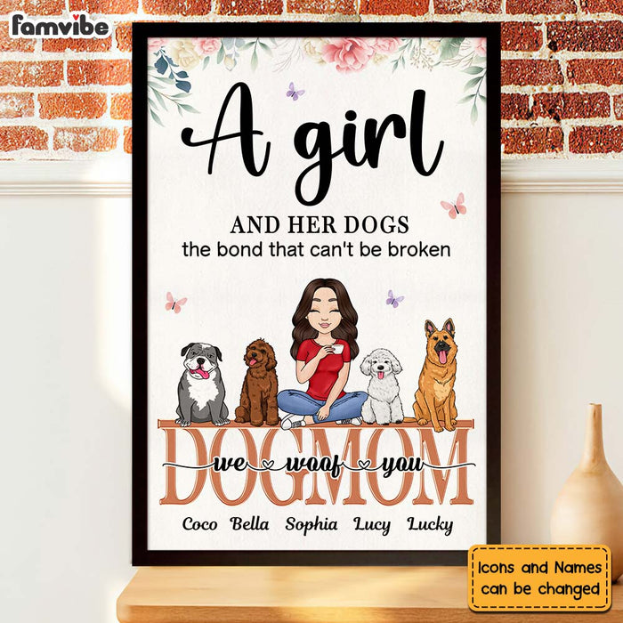 Personalized Gift for Dog Mom Poster 23362 1