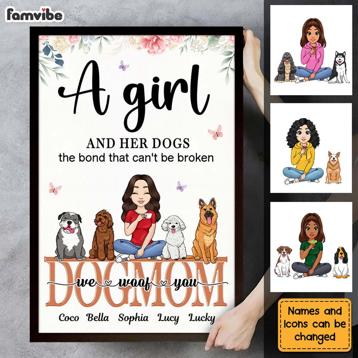 Personalized Gift for Dog Mom Poster 23362 1