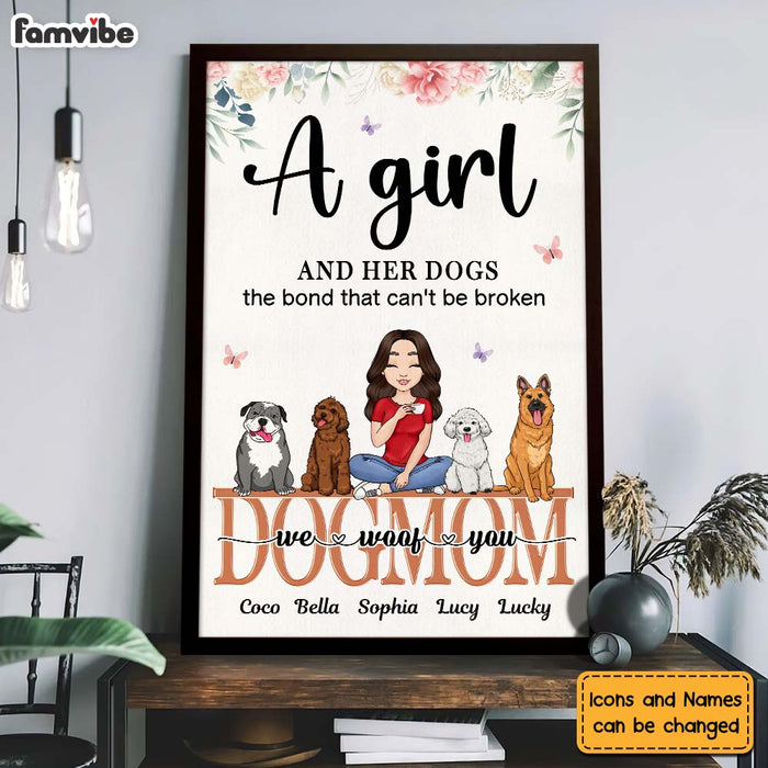 Personalized Gift for Dog Mom Poster 23362 1