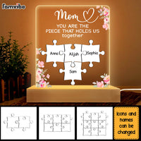 Personalized Gift for Mom You Are The Piece Plaque LED Lamp Night Light 23364 thumb 1
