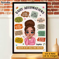Personalized Gift For Daughter Daily Affirmations Poster 22898 thumb 1