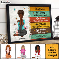 Personalized  Gift For Daughter Be Strong Poster 23368 thumb 1