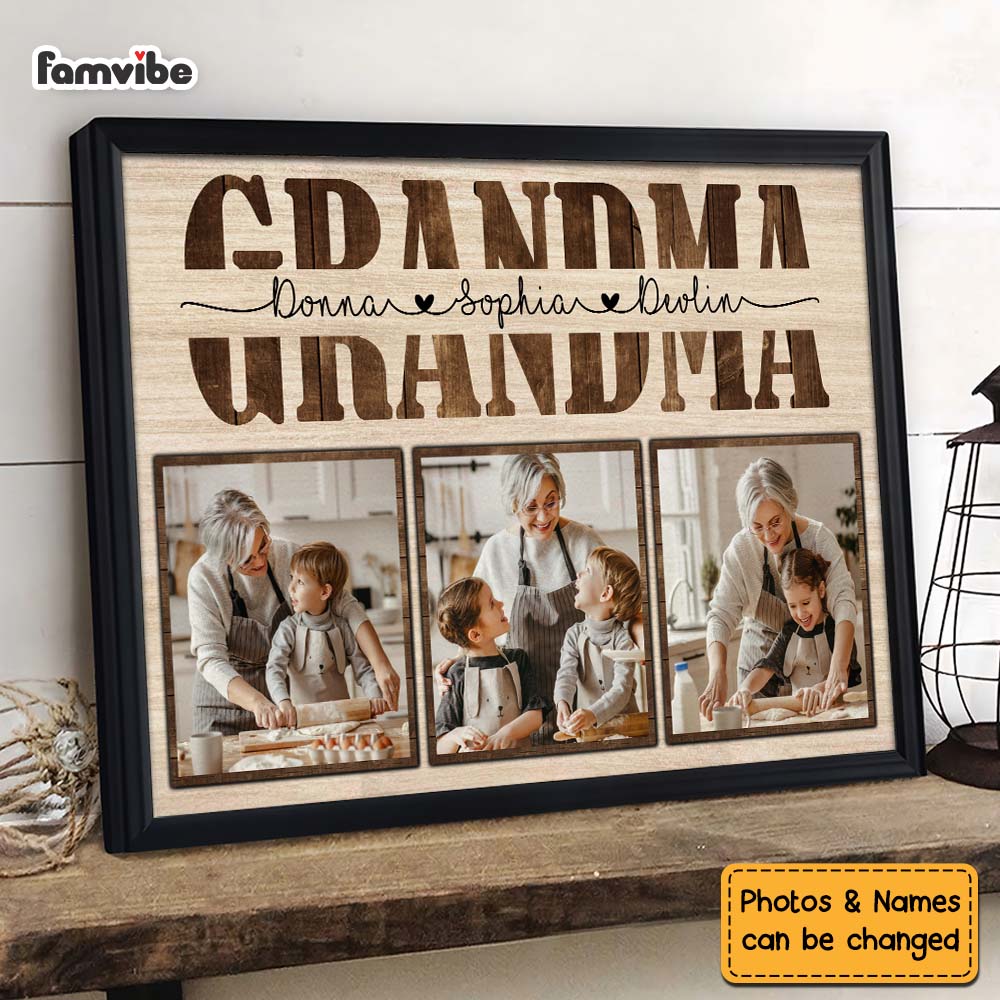 Personalized Gift To My Grandma Poster 23370 Primary Mockup