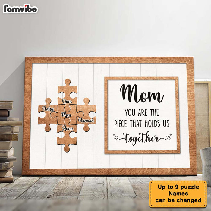 Personalized Mom Puzzle Piece Poster 23371 1