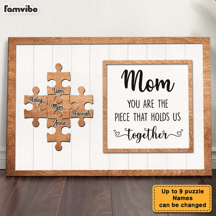 Personalized Mom Puzzle Piece Poster 23371 1