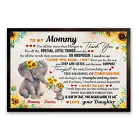 Personalized To My Mom I Love You Poster 23372 thumb 1