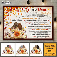 Personalized Gift For Mom Thank You And I Do Love Poster 23373 thumb 1
