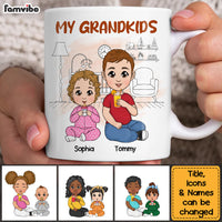 Personalized Gift For Grandma My Grandkids Mug 23376 thumb 1