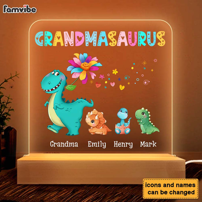 Personalized Gift Grandmasaurus Plaque LED Lamp Night Light 23380 1
