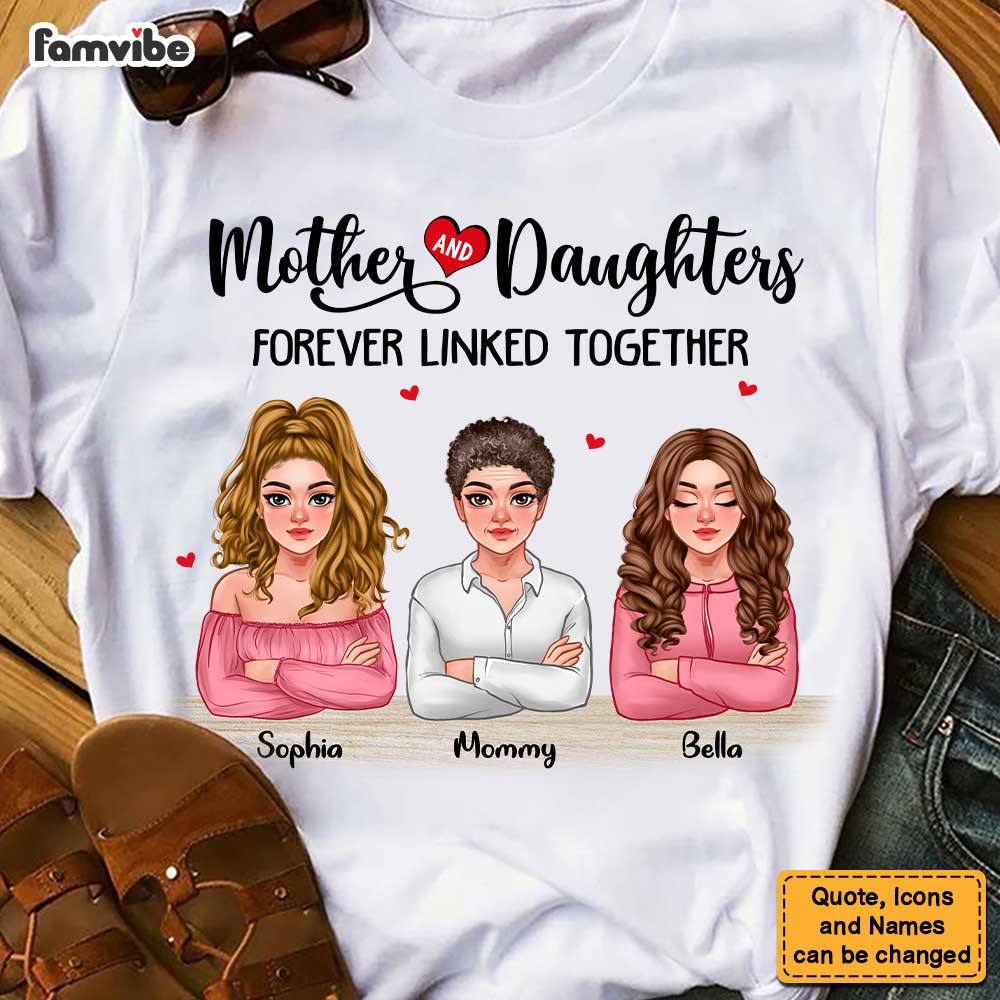 Personalized Mother And Daughter Shirt 23385 Primary Mockup